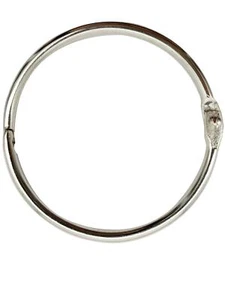 12Pack 3 Inch Metal Loose Leaf Binder Rings for Keychain Key Rings School Office - Picture 1 of 8