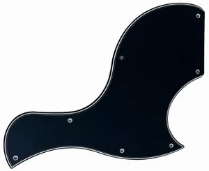 3 Ply Black Pickguard Guitar Parts For Gibson Les Paul SG Junior Style - Picture 1 of 5