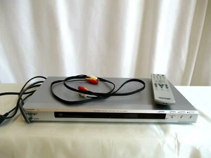 Reproductor de CD/DVD único Sony DVP-NS50P escaneo progresivo probado con control remoto plateado - Imagen 1 de 12