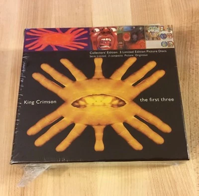 King Crimson The First Three Box 1993 Virgin CD. New/Sealed. Out Of Print. - Image 1 of 4