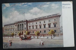 Undated United States Tuck's Oilette Postcard "Philadelphia Mint" Unused - Bild 1 von 2