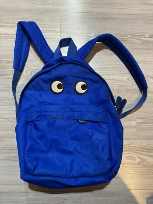 ANYA HINDMARCH Lindo Ojos Mochila Mochila Azul Foto 1 de 4
