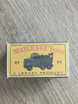 Matchbox Regular Wheels No64 Scammel Tow Truck   - Replica / Copy Box only - Image 1 of 3