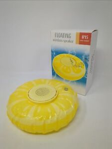 Inflatable Floating Bluetooth Speaker IPX5 Pool Bath Spa Beach Pond Vacation