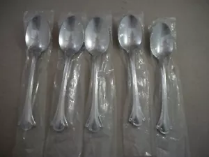 5 neue Wallace RESPLENDENCE ovale Suppenlöffel 7 Zoll Edelstahl 18/10 - Bild 1 von 5