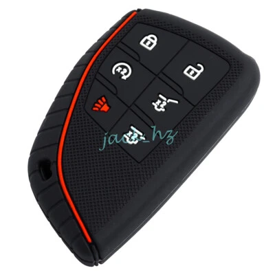 Funda llavero de gel de sílice 6 botones para Chevrolet Tahoe Suburban GMC Yukon Foto 1 de 4