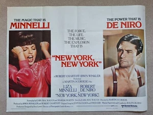 New York New York Original Rare Quad Film Cinema Movie Poster - Picture 1 of 6