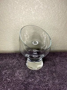 Kosta Boda Winkel Bubble Stiel Klarglas Rondo Mambo Whisky Dessertglas - Bild 1 von 6