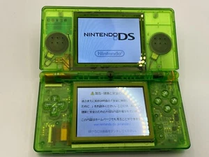 Nintendo DS Lite Console Green Custom Transparent Clear w/ Stylus & Charger - Picture 1 of 8