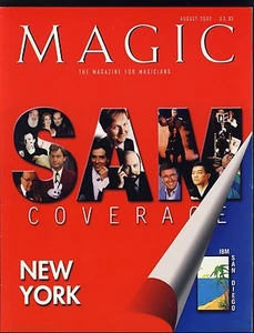 SAM Nueva York IBM San Diego Cobertura Magic the Magazine para Magos agosto 2002 - Imagen 1 de 2