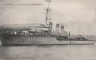 French Navy Postcard. &quot;Cyclone&quot; destroyer. Scuttled (Brest) WW12 (1940). c 1928