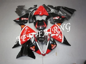 Black Red Santander ABS Injection Mold Bodywork Fairing Kit for YZF R1 2012-2014 - Picture 1 of 2