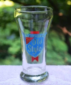 VINTAGE HEILEMANS PURE GENIUNE OLD STYLE HALF PINT BEER GLASS - Picture 1 of 3
