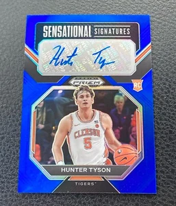 2023 Prizm Draft Picks #SS-HTY Hunter Tyson Sensational Signatures Blue #/125 RC - Picture 1 of 2