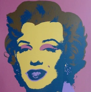 Andy Warhol Marilyn Monroe 11.27 Silkscreen Pop art Sunday B Morning COA - Picture 1 of 1