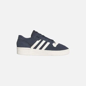 Adidas Men Rivalry Low Suede Basketball Sneakers Collegiate Navy / White Size 17 - Picture 1 of 10