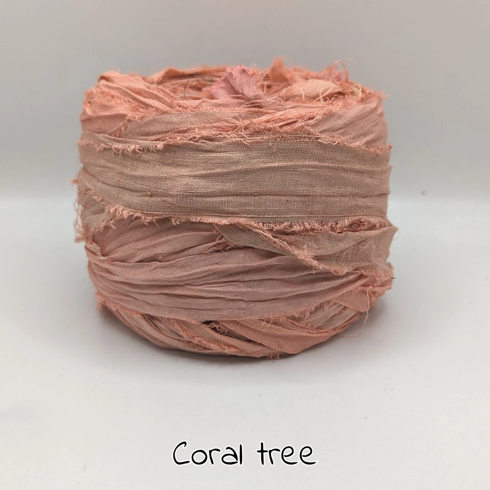 SARI SILK RIBBON, 40 different colours sold at £1.59 per 2 metres - Image 1 of 1