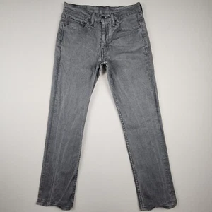 Levi's 514 Jeans Men's Size W32 L32 Straight Fit Grey Denim Cotton Blend Stretch - Picture 1 of 13