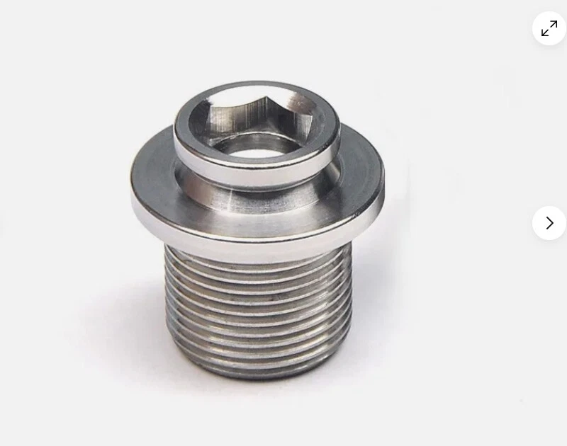 M15 *13mm Titanio Spline Soporte Inferior Tornillo Perno Bicicleta de Carretera MTB Bicicleta Reacondicionamiento Foto 1 de 4