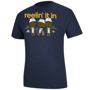Adidas ~ Indiana Pacers Reelin’ It In Tri-Blend Shirt $32 NWT - Picture 1 of 1