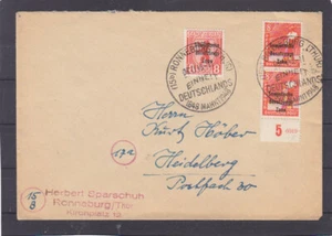 SBZ 184 (2) + 202 Fernbrief Sonsterstempel Ronnenburg 6.11.48 (B-8901) - Bild 1 von 1