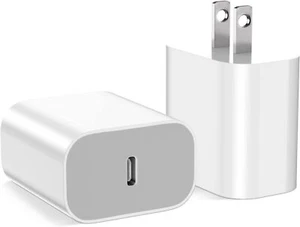 3-PACK USB-C Fast Charger Block, Wall Charging Power Adapter for Android iPhone - Picture 1 of 7
