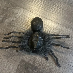 Vintage Spider Halloween 7” Fuzzy Rubber Eyes Light Up Sound Hanging Decor Rare - Picture 1 of 7