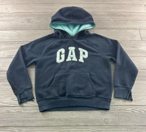 Gap Kids Navy Blue Hoodie Jacket Fleece Kids Size XXL (14-16) Y2K - Picture 1 of 12