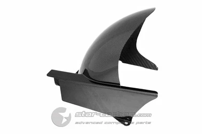 PARAFANGO POSTERIORE FIBRA CARBONIO DUCATI MONSTER 400 620 695 750 800 - Immagine 1 di 3