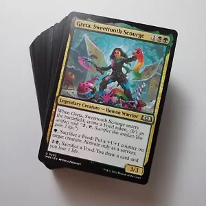 MTG Wilds of Eldraine Commander EDH Greta Sweettooth Scourge Deck - Picture 1 of 5