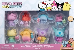 Hello Kitty and Friends Ombre Tropical Party, 2" Figur 8er Pack Sanrio Produkt - Bild 1 von 17