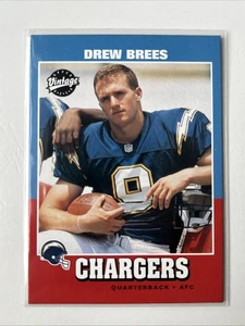 2001 Upper Deck Vintage Drew Brees Rookie #251 San Diego Chargers RC - Picture 1 of 2
