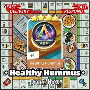 Healthy Hummus 4 Stars Sticker - Bon Appetit Album Set 10 ⚡⚡ fast delivery ⚡⚡ - Picture 1 of 1