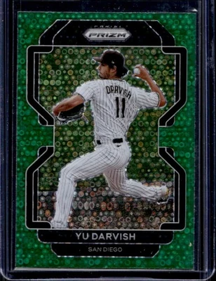 2022 Prizm Yu Darvish Green Donut Circles #180 Padres - Image 1 of 2