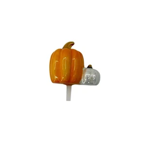 Nora Fleming Mini Pumpkin Spice A02 Two Pumpkins - Picture 1 of 5