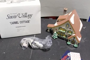 Dept 56 Villaggio Biblioteca Pubblica Villaggio Neve Originale Illuminato 54437 Ritirato Con Scatola - Foto 1 di 8