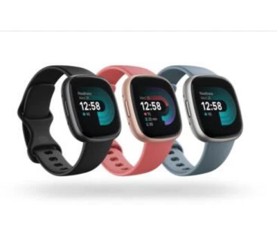 Google Fitbit  Versa 4 Smartwatch, GPS, Bluetooth, Heart Rate, Fitness Tracker** - Image 1 of 4