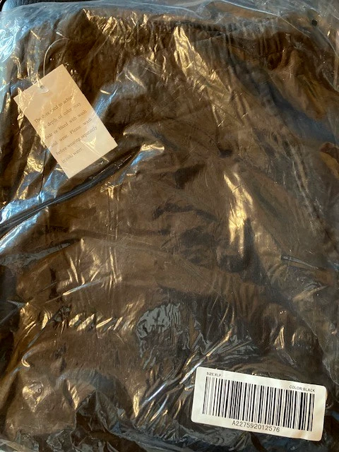 DENIM & CO. "HOW COMFY" PULL ON SIDE POCKET PANTS BLACK SIZE PXL NEW IN BAG - Image 1 of 1