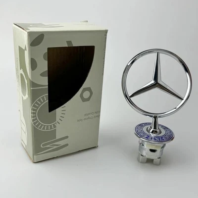 ⭐Fit FOR Mercedes Benz C E CLK S Front Hood Ornament Mounted Star Badge Emblem. - Image 1 of 4