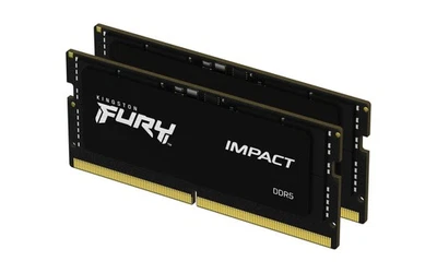 Kingston Fury Impact PnP 32GB (2x16GB) 5600MT/S DDR5 CL40 SODIMM Notebook Gaming - Image 1 of 4