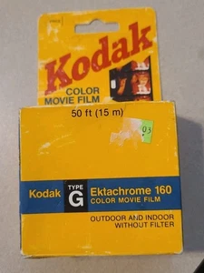 Película de película a color Kodak Ektachrome 160 de colección tipo G caducada 11/1984 sin abrir - Imagen 1 de 3