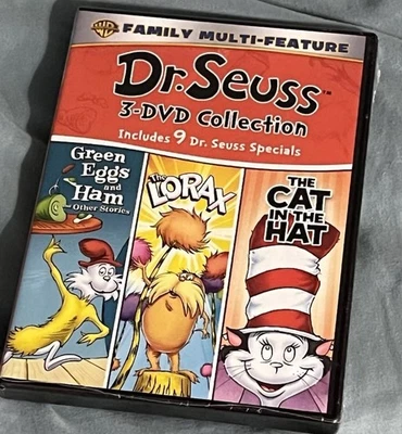 Dr. Seuss 3 Collection: Green Eggs and H/ the Lorax / the Cat in the Hat (DVD) - Image 1 of 2