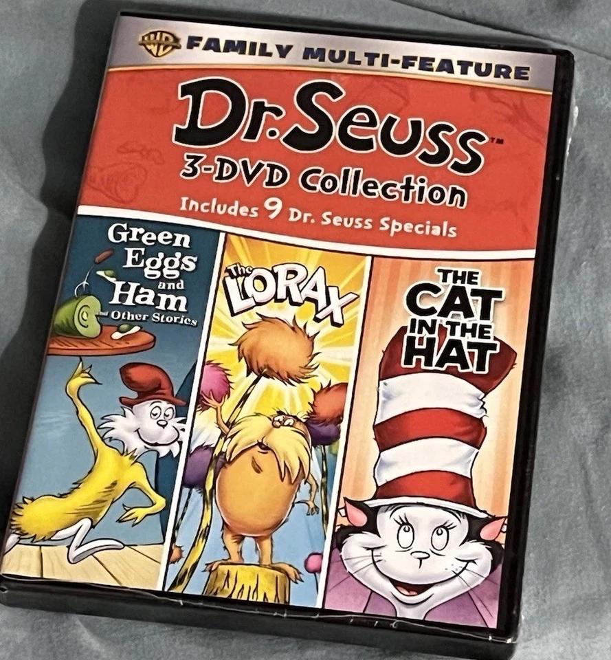 Dr. Seuss 3 Collection: Green Eggs and H/ the Lorax / the Cat in the Hat (DVD) - Image 1 of 2