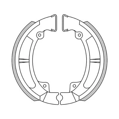 Kawasaki KL 250 A3/A4 80-81 GANASCE FRENO POSTERIORE Foto 1 de 4