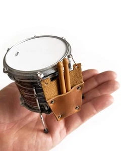 miniature - not playable instruments fanmerch 1:4 Scale Leather Drumstick Bag - Picture 1 of 1
