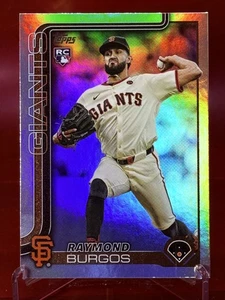 2025 Topps Update Raymond Burgos #US115 Rainbow Foil RC San Francisco Giants - Bild 1 von 2