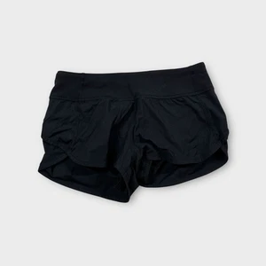 Black Ivivva by Lululemon Athletic Gym Running Shorts Girls Youth Size 10 - Picture 1 of 6