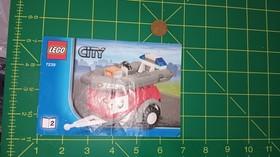LEGO 7239 City Instruction Booklet Manual Only Creased Genuine