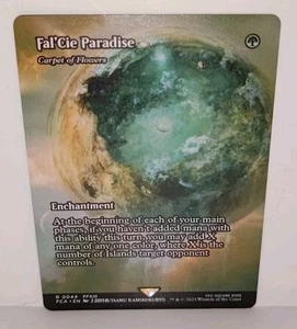 Fal'Cie Paradise / Carpet of Flowers NM/M Final Fantasy MTG Magic Green Card - Picture 1 of 4