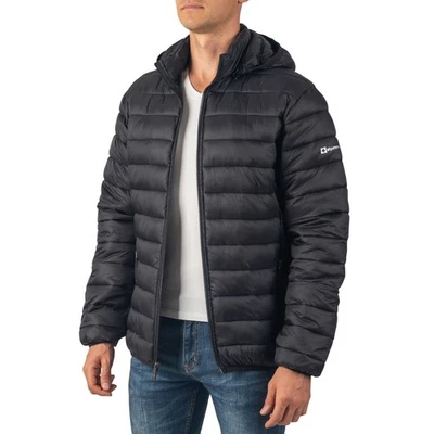 Alpine Swiss Men’s Lightweight Puffer Jacket with Removable Hood | Milo Winter - Image 1 of 4